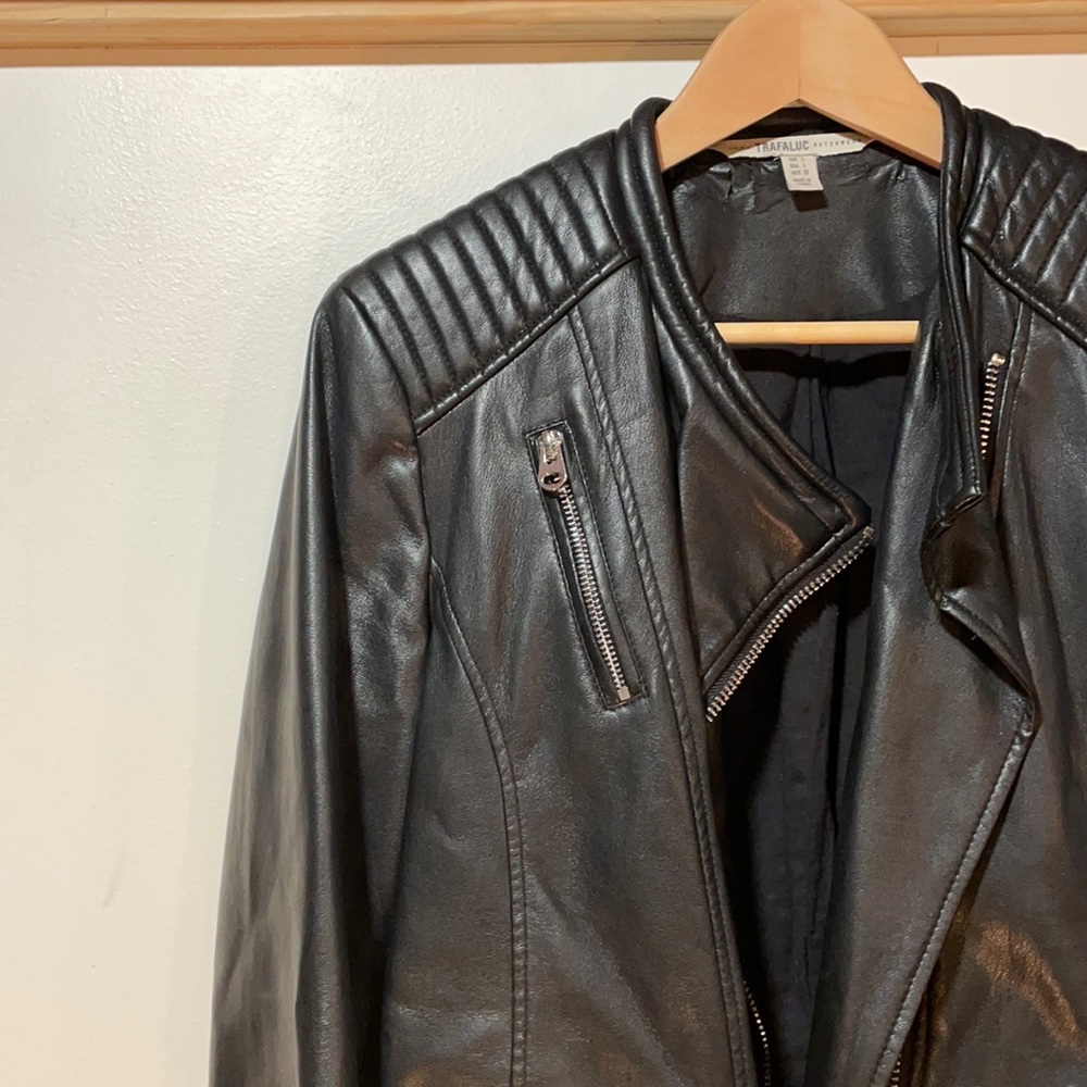 Zara Trafaluc Faux Leather Jacket